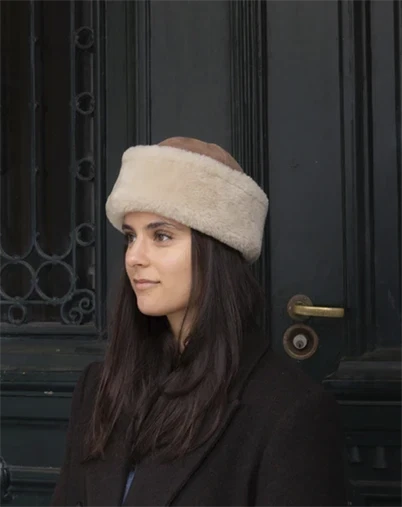 Beck Söndergaard - Dora Shearling Hat - Emperador Brown